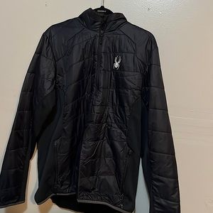 Black Spyder lightweight jacket.
